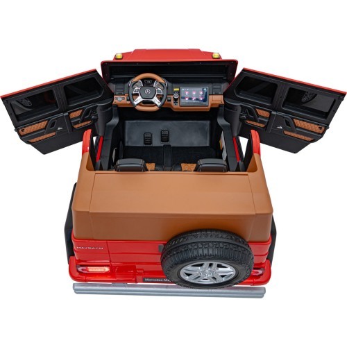 Elektromobilis Mercedes Benz Maybach G650, sarkans