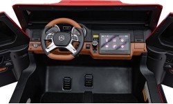 Elektromobilis Mercedes Benz Maybach G650, sarkans
