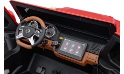 Elektromobilis Mercedes Benz Maybach G650, sarkans