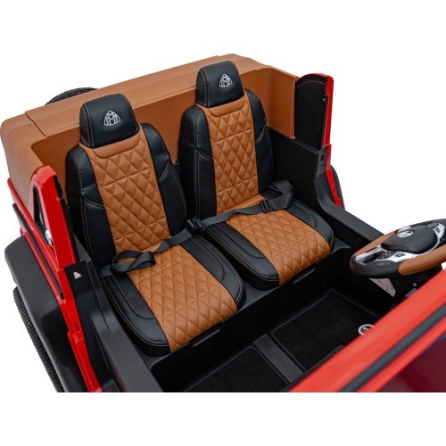 Elektromobilis Mercedes Benz Maybach G650, sarkans