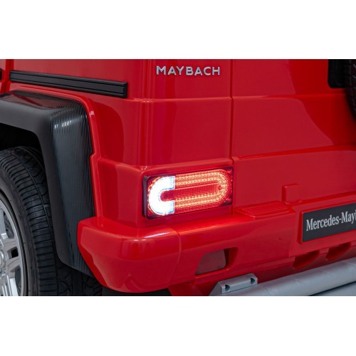 Elektromobilis Mercedes Benz Maybach G650, sarkans