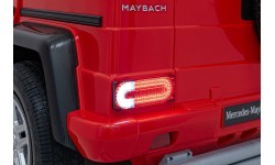 Elektromobilis Mercedes Benz Maybach G650, sarkans