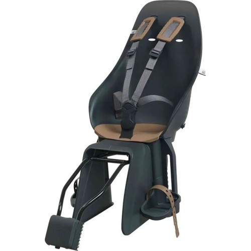 Rear-Mounted Child Bike Seat w/ Adaptor & Seatpost Holder Urban Iki - Bincho Black/Kurumi Brown