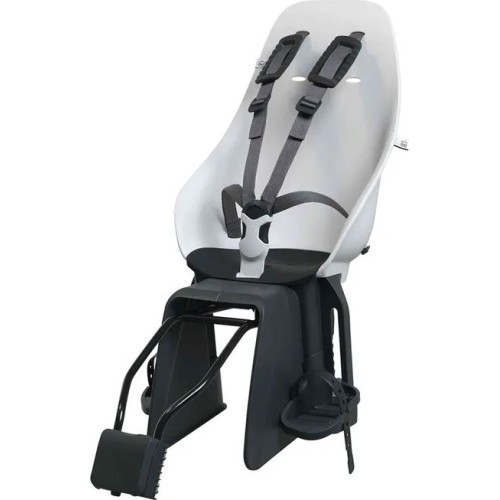 Rear-Mounted Child Bike Seat w/ Adaptor & Seatpost Holder Urban Iki - Shinju White/Bincho Black