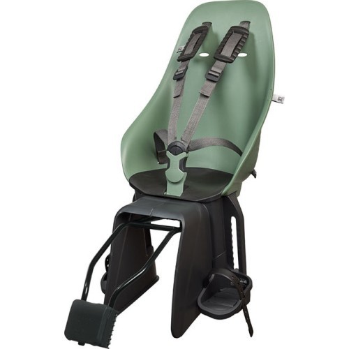 Rear-Mounted Child Bike Seat w/ Adaptor & Seatpost Holder Urban Iki - Icho Green/Bincho Black