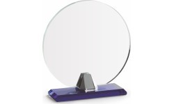 Glass award Z2330 with box - 14cm - Blue