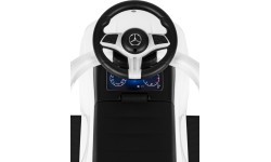 Mercedes C CLASS car push ride interactive steering wheel guide white