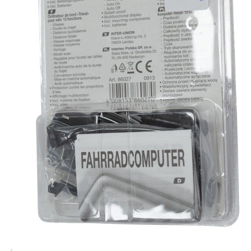 Velodators FISCHER Trend, 13 funkcijas, vadu, ar bateriju (balts)