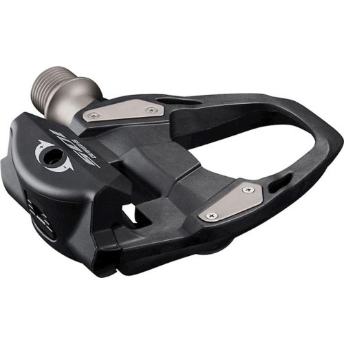 Pedāļi ar plāksnēm Shimano PD-R7000 105, oglekļa (melni)