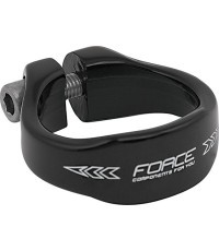 Sēdekļa balsta apskava FORCE 34,9mm (alumīnija, melna)