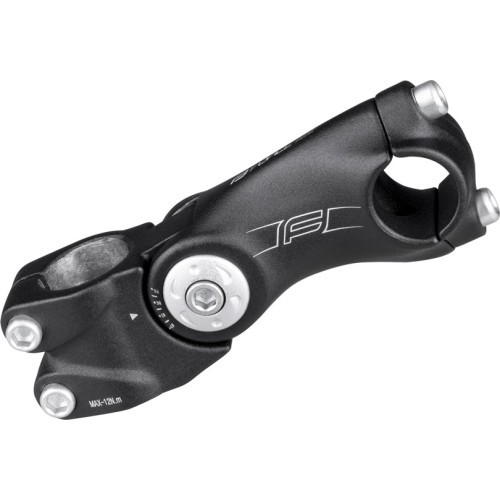 Regulējams stūres pagarinājums FORCE S6.2 25,4/120mm (melns)