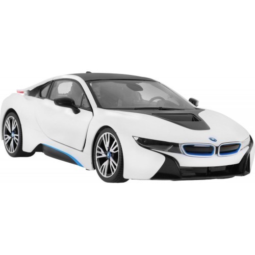 Радиоуправляемая игрушечная машинка BMW i8 белая 1:14 RASTAR