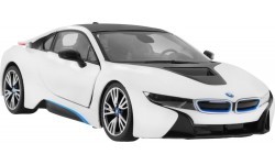 Радиоуправляемая игрушечная машинка BMW i8 белая 1:14 RASTAR