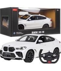 Tālvadības automašīna BMW X6 M 1:14 RASTAR, balta