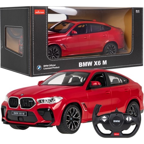 Радиоуправляемый автомобиль BMW X6 M 1:14 RASTAR, красный