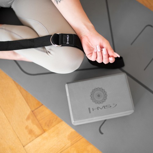 KJ02 YOGA BLOCK GRAY HMS