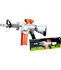 Rotaļu šautene Blaze Storm ar lodēm, balta