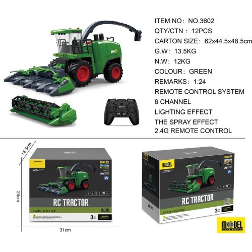 Grain and Corn Harvester 2in1 R/C