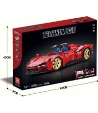 Red Sports Car Building Blocks Set 1958pcs.