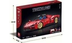 Red Sports Car Building Blocks Set 1958pcs.