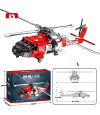 Helicopter HH-60J Building Blocks Set 1137pcs.