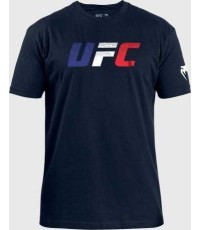 Vīriešu UFC Unrivaled by Venum tumši zils T-krekls ar Francijas karogu