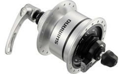 Передняя втулка со встроенной динамо-машиной Shimano DH-3D72, 6В 3Вт, 32H, дисковая CL, эксцентрик