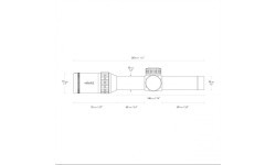 Hawke Frontier 30 1-6x24 IR L4A Dot optiskais tēmēklis