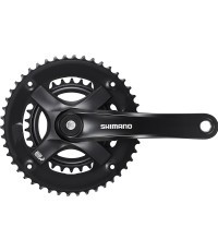 Передний блок звёзд Shimano FC-TY501-2 // 2x7/8 ск., 46x30T, 175 мм (чёрный)