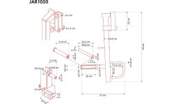 Sviras rokturi HMS JAR1050 Jammer Arms