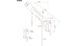 Augšējās vilkšanas rokturis trenažieriem un atlantiem HMS LPD02