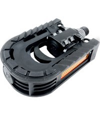 Epic pedals, folding, plastic (black)