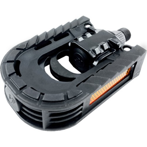 Epic pedals, folding, plastic (black)
