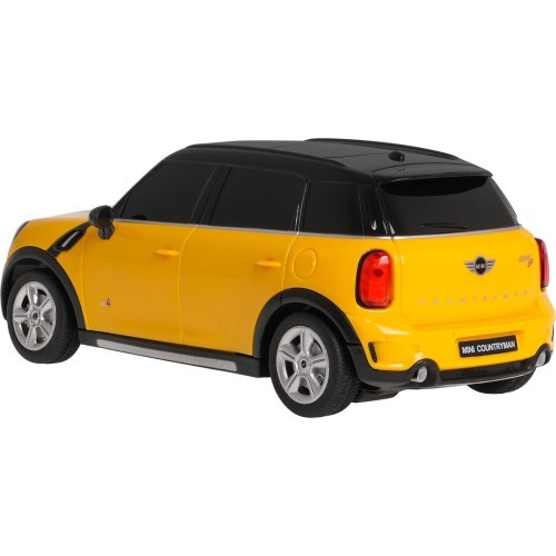 Tālvadības automašīna 1:24 Mini Countryman dzeltena RASTAR