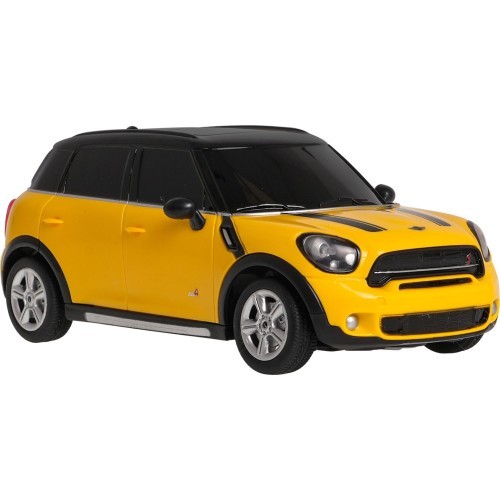 Tālvadības automašīna 1:24 Mini Countryman dzeltena RASTAR