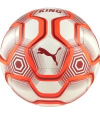 Puma King Ball futbola bumba, balta/oranža 084349 02