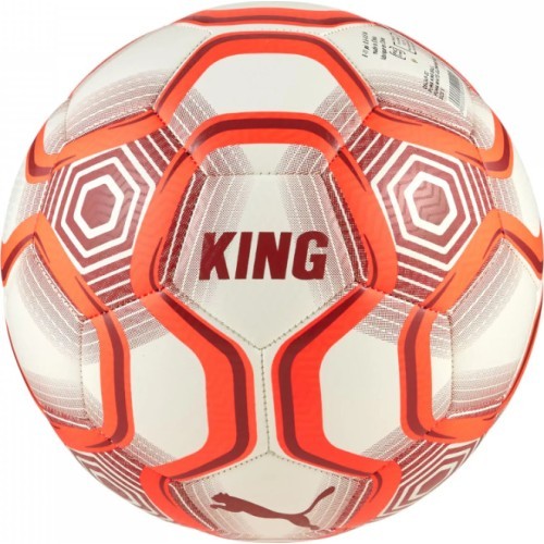 Puma King Ball futbola bumba, balta/oranža 084349 02