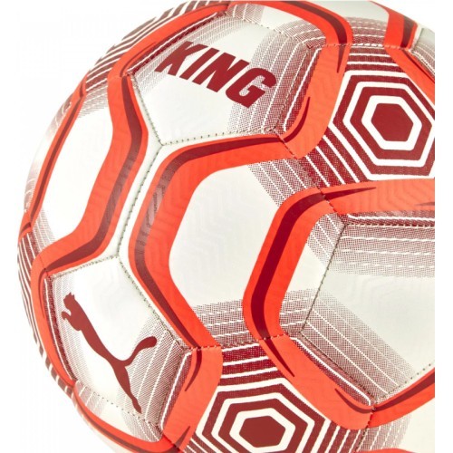 Puma King Ball Football White Orange 084349 02