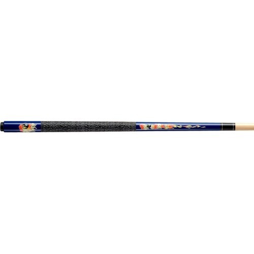 Детский бильярдный кий Classic Flames CF-01, синий, 5/16x18, 123 см, Pool