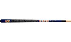 Детский бильярдный кий Classic Flames CF-01, синий, 5/16x18, 123 см, Pool