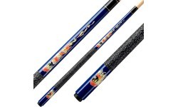 Детский бильярдный кий Classic Flames CF-01, синий, 5/16x18, 123 см, Pool