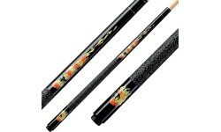 Bērnu biljarda ķeksis Classic Flames CF-02, melns, 5/16x18, 123 cm, Pool