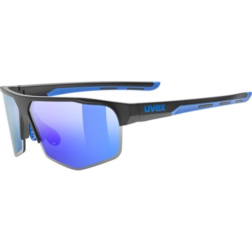 Brilles Uvex axos set black mat / mirror blue