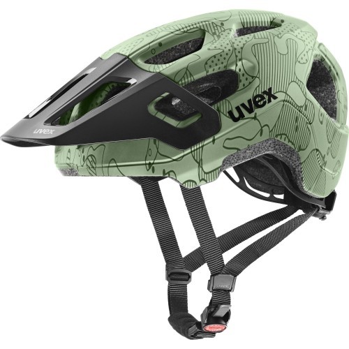 Uvex react jr. helmet moss green altimeter matt