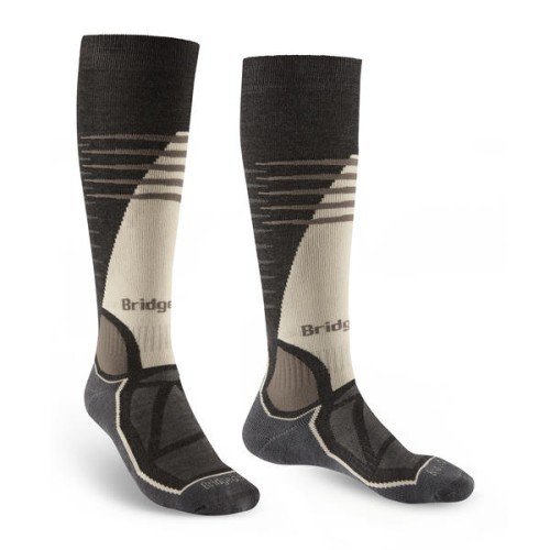 Ski Midweight zeķes Graphite/Bungee S - 319