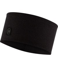Широкая повязка на голову Merino, чёрная - 999