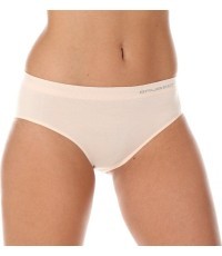 Women’s Seamless Briefs Brubeck Wool Comfort - Nude