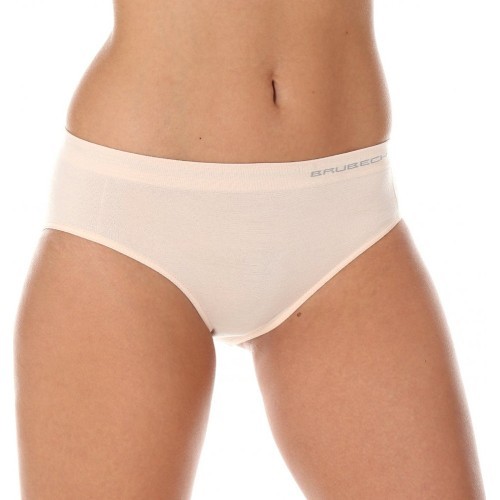 Женские бесшовные трусы Brubeck Wool Comfort - Телесный