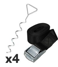 Trampoline Anchor Kit - 10ft (305 cm), 12ft (366 cm) or 14ft (425 cm) Trampoline Kit