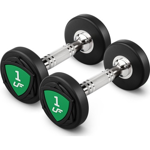 Zestaw hantli stałych poliuretanowych 1-10kg (skok co 1 kg) 110 kg -UpForm